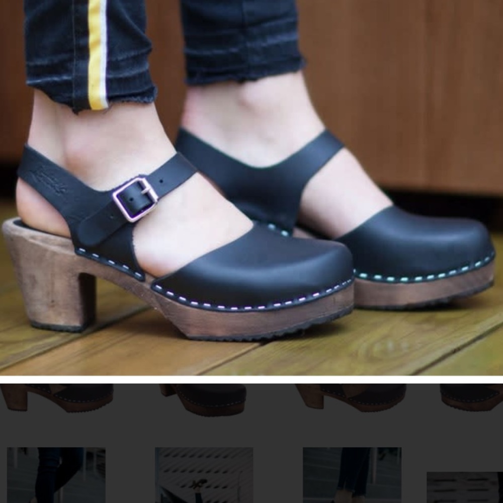 Lotta from Stockholm Clogs Highwood Blk size 39